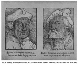 Hans Baldung Grien and John Rudalfinger