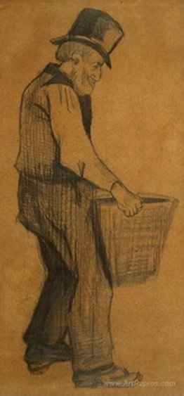 Man Carrying Peat