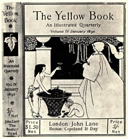 Design (unused) for the cover of Volume IV of 'The Yellow Book'