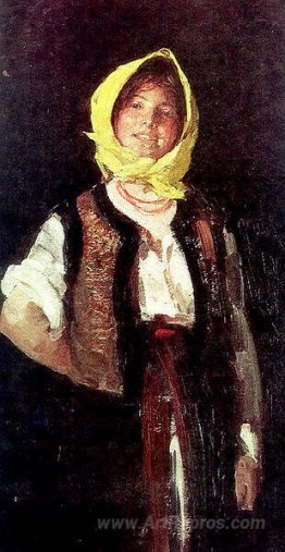 Cheerful Peasant Woman