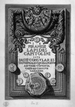 Cover Page. A large plaque embossed with rich ornaments bearing