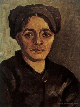 Head of a Peasant Woman with Dark Cap