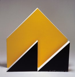 Sculpture. Black and Yellow