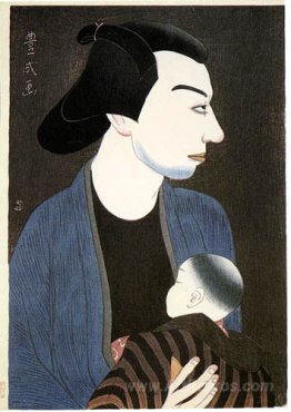 Ichikawa Uzaemon XV as the Gardener Kichigoro