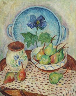 Still Life with Blue Flower