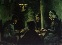 Four Peasants at a Meal (Study for 'The Potato Eaters')