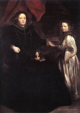 Portrait of Porzia Imperiale and Her Daughter