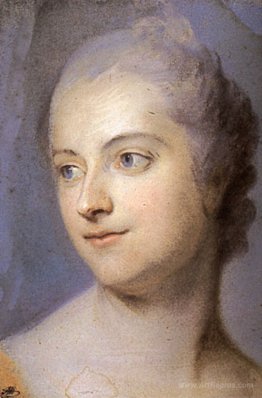 Preparation to the portrait of Madame de Pompadour