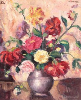 Vase with Peonies