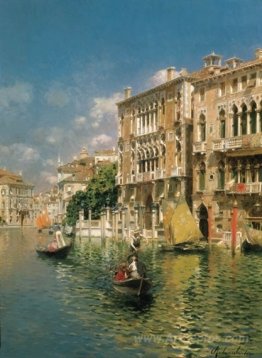 A gondola ride, Venice