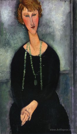 Woman with a Green Necklace (Madame Menier)