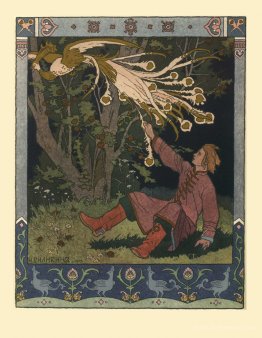 Illustration for the Tale of Prince Ivan, The Firebird and the G