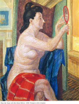 Nude with Red Hand Mirror