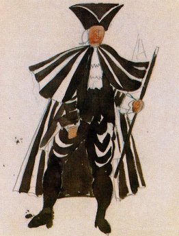 Costume design for ballet "Tricorne"