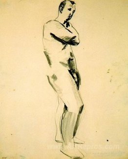 Untitled (Nude Male Figure)