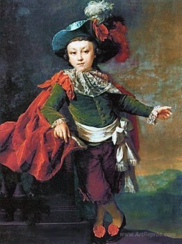 Portrait of F.P. Makerovskiy in masquerade costume