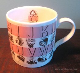 Wedgwood alphabet cup