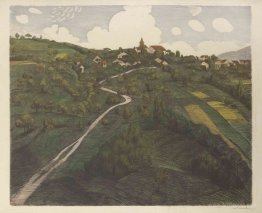 Landscape of Belmont, near Lausanne