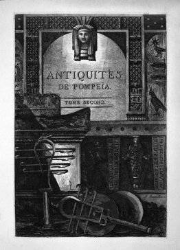 Title page bears the inscription: "Antiquites de Pompeia, Tome s