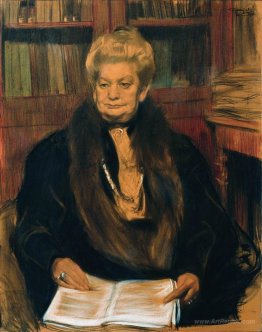 Portrait of a writer Alexandra Vasilevny Schwartz