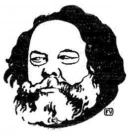 Russian anarchist and philosopher Mikhail Bakunin