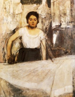 Woman Ironing