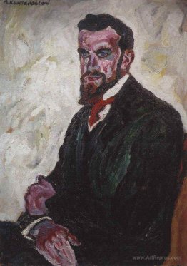 Portrait of Dmitry Petrovich Konchalovsky historian, brother of