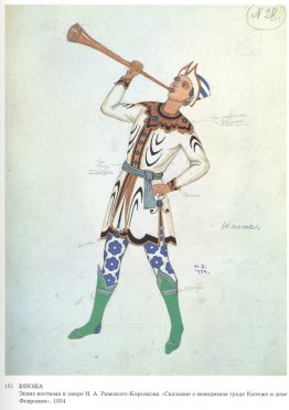 Costume design for the Opera "Legend of the Invisible City of Ki