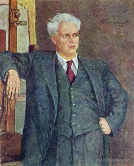 Portrait of film director Alexander Petrovich Dovzhenko