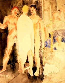 Turkish Bath with Self Portrait