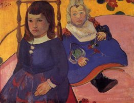 Portrait of two children (Paul and Jean Schuffneker)