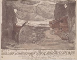 Stage design for 'The lake' of Julius Bittner