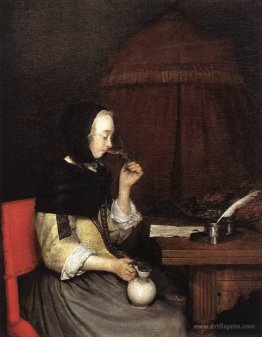 Woman Drinking Wine