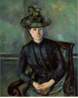 Woman in a Green Hat (Madame Cezanne)