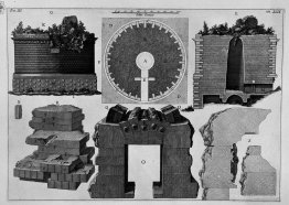 The Roman antiquities, t. 3, Plate L. Plan and construction deta