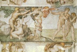 Sistine Chapel Ceiling: The Temptation and Expulsion