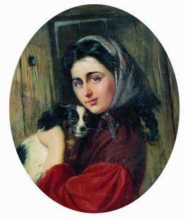 Girl with dog