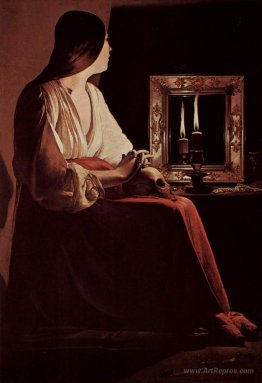 Repenting Magdalene, also called Magdalene and Two Flames