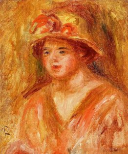 Bust of a Young Girl in a Straw Hat