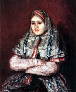 Townswoman. Portrait of Alexandra I. Yemelyanova nee Schrader