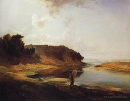 Landscape with a River and an Angler