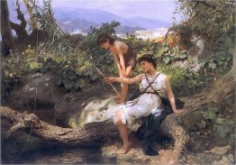 Fishing. A Scene from the Roman Life