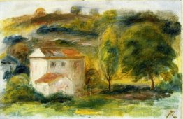 Landscape with White House