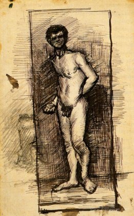 Standing Male Nude Seen from the Front