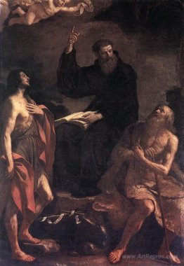 St Augustine, St John the Baptist and St Paul the Hermit