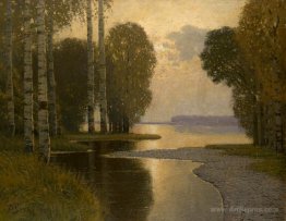 Landscape with Birch trees