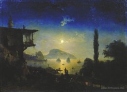 Moonlit Night on the Crimea. Gurzuf