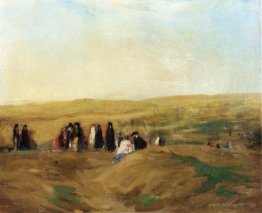 Procession in Spain (also known as Spanish Landscape with Figure