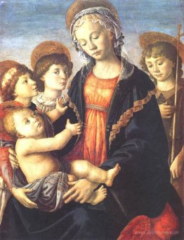 The Virgin and Child with Two Angels and St. John the Baptist