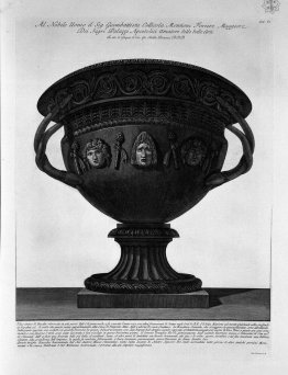 Antique vase of basalt found on the Quirinal in 1772